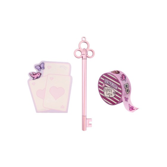 Set De Papeleria Gorjuss Cheshire Cat 