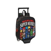 Mochila Escolar Con Carro Avengers Super Heroes 22 x 27 x 10 cm.
