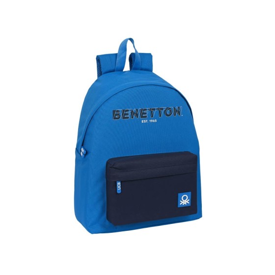 Mochila Benetton Deep Water 33 x 42 x 15 cm.