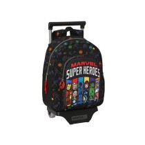 Mochila Escolar Con Carro Avengers Super Heroes 27 x 33 x 10 cm.