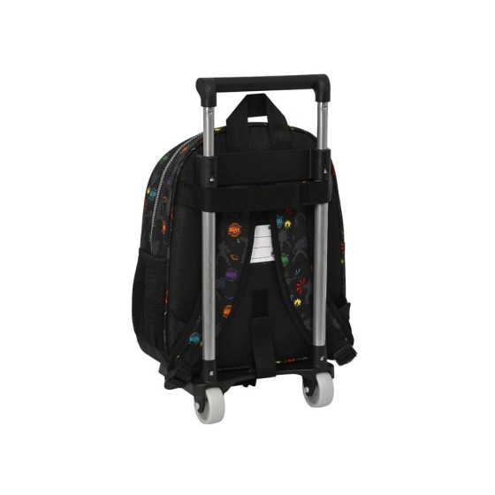 Mochila Escolar Con Carro Avengers Super Heroes 27 x 33 x 10 cm.