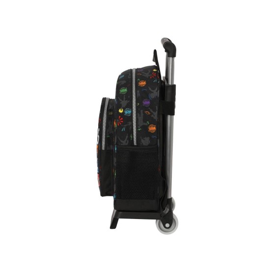 Mochila Escolar Con Carro Avengers Super Heroes 27 x 33 x 10 cm.