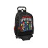 Mochila Escolar Con Carro Avengers Super Heroes 32 x 42 x 14 cm.