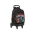Mochila Escolar Con Ruedas Compacta Avengers Super Heroes 33 x 45 x 22 cm.