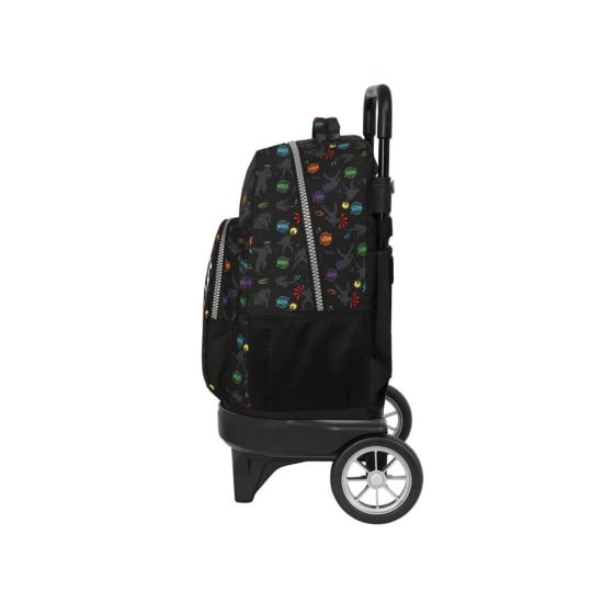 Mochila Escolar Con Ruedas Compacta Avengers Super Heroes 33 x 45 x 22 cm.