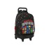 Mochila Escolar Con Ruedas Compacta Extraíble Avengers Super Heroes 33 x 45 x 22 cm.