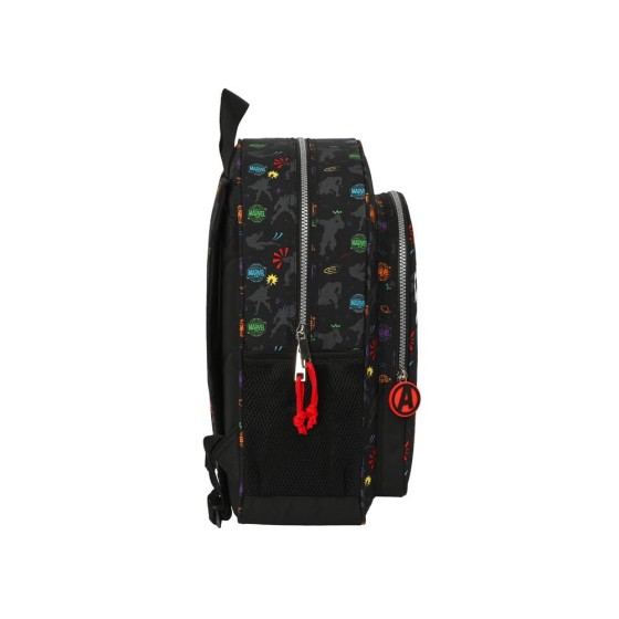 Mochila Junior Adaptable a Carro Avengers Super Heroes 32 x 38 x 12 cm.