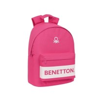Mochila Para Portatil 14,1 Benetton Raspberry 31 x 41 x 16 cm.