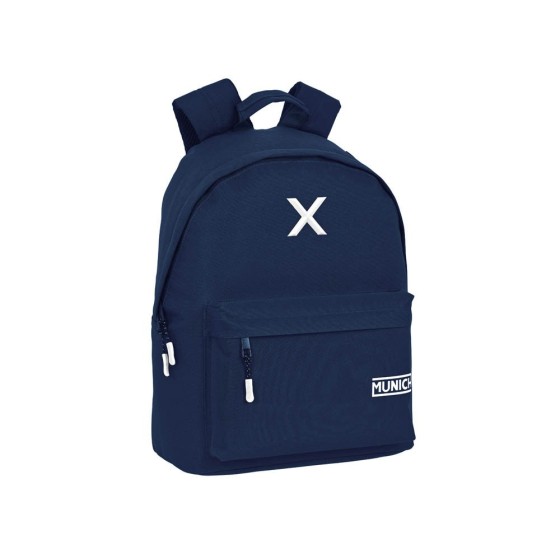 Mochila Para Portatil 14,1 Munichojas Basicos Marino 