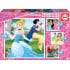 Puzzle Educa Progresivo 12-16-20-25 Piezas Princesas Disney Magical 