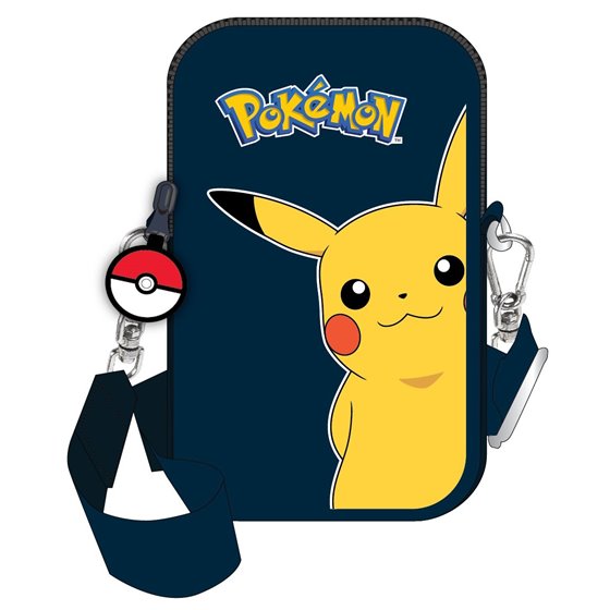 Funda Portamovil Pokemon Pokeball 11 x 18 x 2 cm.