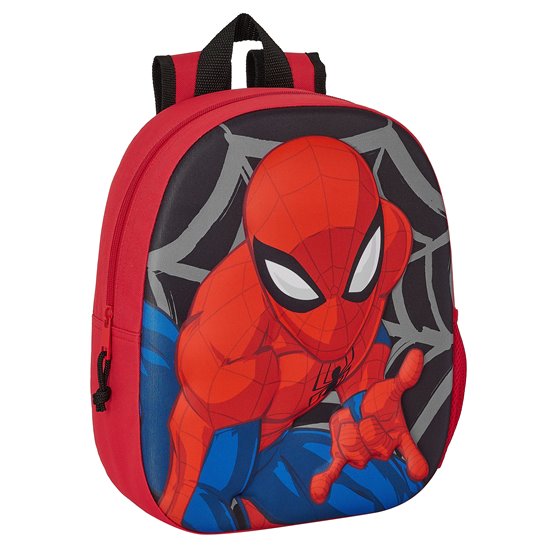 Mochila 3D Spider-Man 27 x 33 x 10 cm.