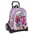 Mochila Escolar Con Carro Evolution Monster Highojas Best Boos 33 x 42 x 14 cm.