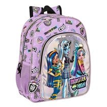 Mochila Junior Adaptable a Carro Monster Highojas Best Boos 32 x 38 x 12 cm.