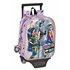 Mochila Escolar Con Carro Monster Highojas Best Boos 22 x 27 x 10 cm.