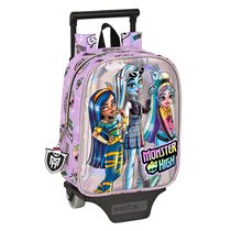Mochila Escolar Con Carro Monster Highojas Best Boos 22 x 27 x 10 cm.