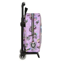 Mochila Escolar Con Carro Monster Highojas Best Boos 22 x 27 x 10 cm.