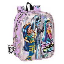 Mochila Guardería Adaptable a Carro Monster Highojas Best Boos 22 x 27 x 10 cm.
