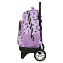 Mochila Escolar Con Ruedas Compacta Monster Highojas Best Boos 33 x 45 x 22 cm.