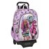 Mochila Escolar Con Carro Monster Highojas Best Boos 33 x 42 x 14 cm.
