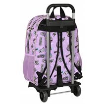 Mochila Escolar Con Carro Monster Highojas Best Boos 33 x 42 x 14 cm.