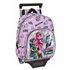 Mochila Escolar Con Carro Monster Highojas Best Boos 28 x 34 x 10 cm.