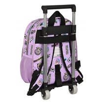 Mochila Escolar Con Carro Monster Highojas Best Boos 28 x 34 x 10 cm.