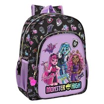 Mochila Junior Adaptable a Carro Monster Highojas Creep 32 x 38 x 12 cm.
