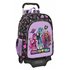 Mochila Escolar Con Carro Monster Highojas Creep 33 x 42 x 14 cm.