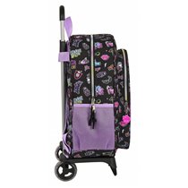 Mochila Escolar Con Carro Monster Highojas Creep 33 x 42 x 14 cm.