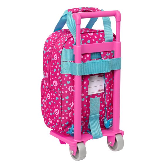 Mochila Escolar Con Carro Pinypon 20 x 28 x 8 cm.