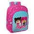 Mochila Infantil Adaptable a Carro Pinypon 26 x 34 x 11 cm.
