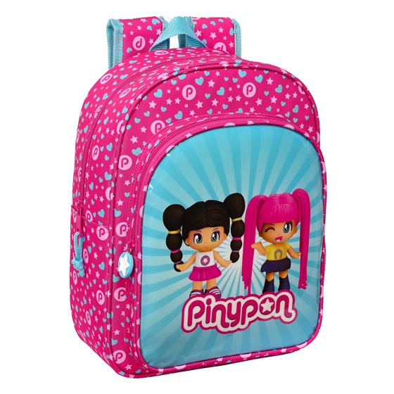 Mochila Infantil Adaptable a Carro Pinypon 26 x 34 x 11 cm.