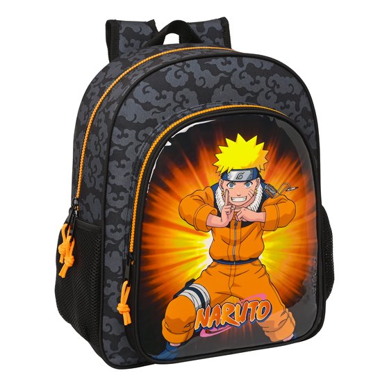 Mochila Junior Adaptable a Carro Naruto 32 x 38 x 12 cm.