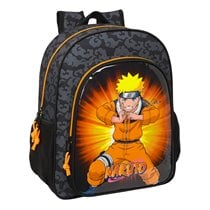 Mochila Junior Adaptable a Carro Naruto 32 x 38 x 12 cm.