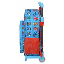 Mochila Escolar Con Carro Pjmasks 26 x 34 x 11 cm.