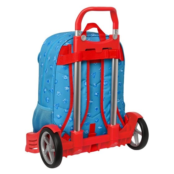 Mochila Escolar Con Carro Evolution Superthings Rescue Force 32 x 42 x 14 cm.