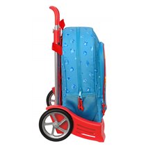 Mochila Escolar Con Carro Evolution Superthings Rescue Force 32 x 42 x 14 cm.