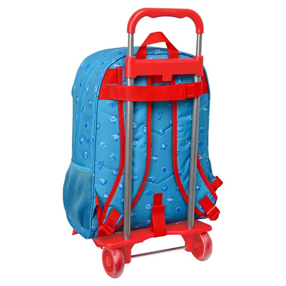 Mochila Escolar Con Carro Superthings Rescue Force 32 x 42 x 14 cm.