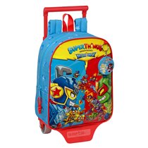 Mochila Escolar Con Carro Superthings Rescue Force 22 x 27 x 10 cm.
