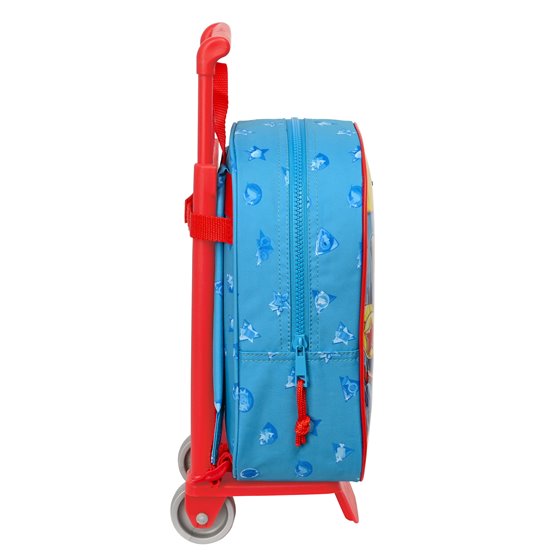 Mochila Escolar Con Carro Superthings Rescue Force 22 x 27 x 10 cm.