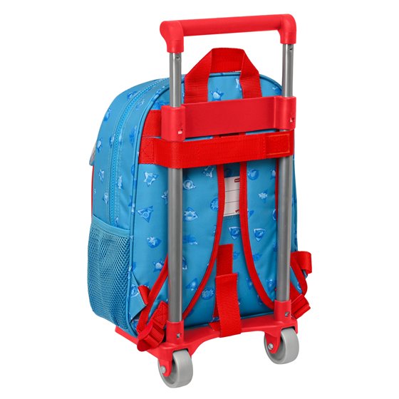 Mochila Escolar Con Carro Superthings Rescue Force 27 x 33 x 10 cm.