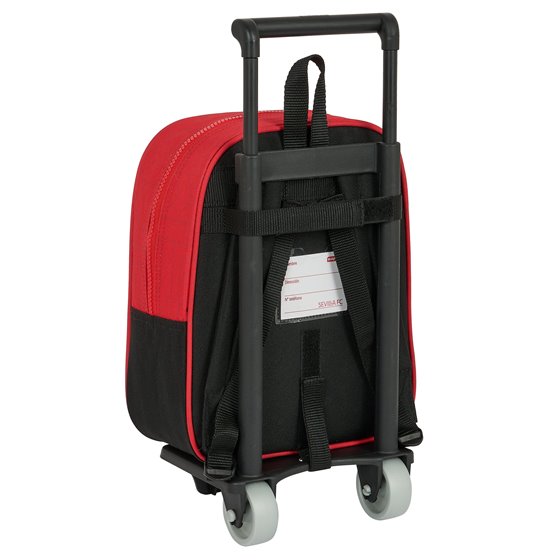 Mochila Escolar Con Carro Sevilla Fc 22 x 27 x 10 cm.