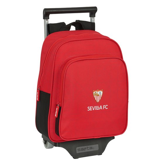 Mochila Escolar Con Carro Sevilla Fc 28 x 34 x 10 cm.