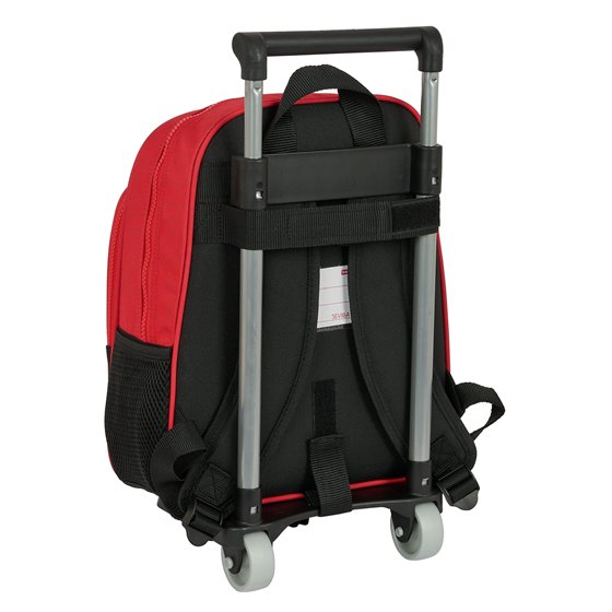 Mochila Escolar Con Carro Sevilla Fc 28 x 34 x 10 cm.