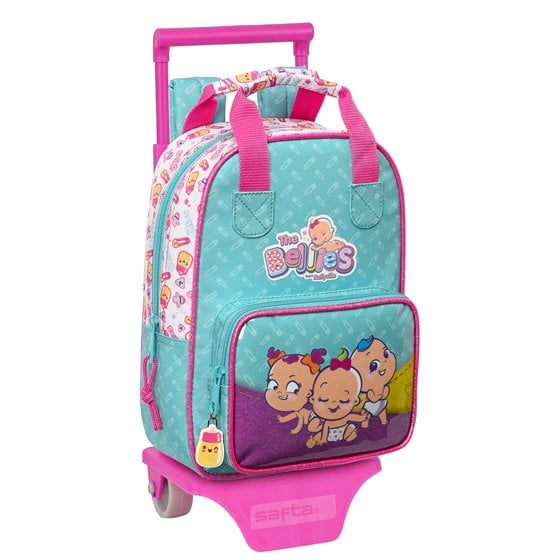 Mochila Escolar Con Carro The Bellies 20 x 28 x 8 cm.