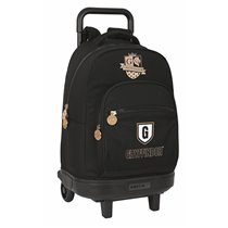 Mochila Escolar Con Ruedas Compacta Extraíble Harry Potter Bravery 33 x 45 x 22 cm.