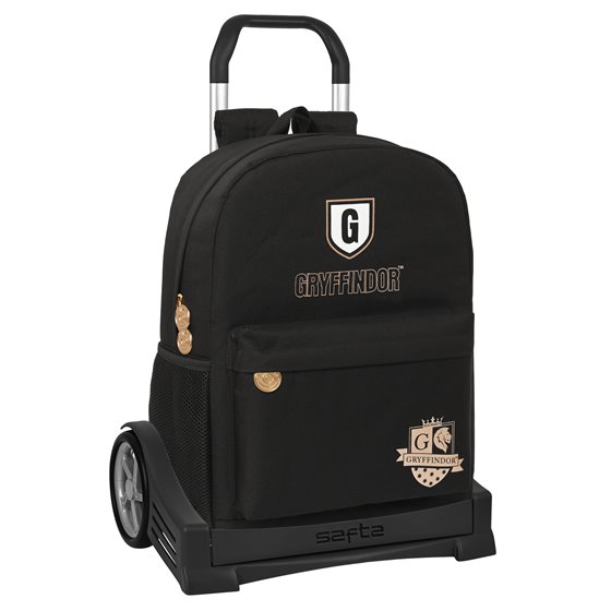 Mochila Escolar Con Carro Evolution Harry Potter Bravery 32 x 43 x 14 cm.
