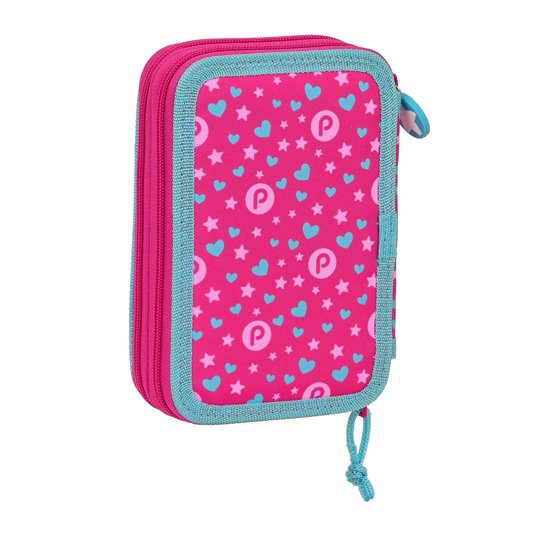 Plumier Doble Pequeño 28 Piezas Pinypon 12,5 x 19,5 x 4 cm.