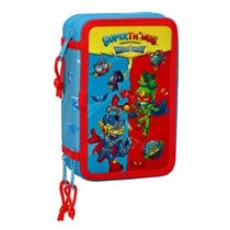 Plumier Triple 36 Piezas Superthings Rescue Force 12,5 x 19,5 x 5,5 cm.